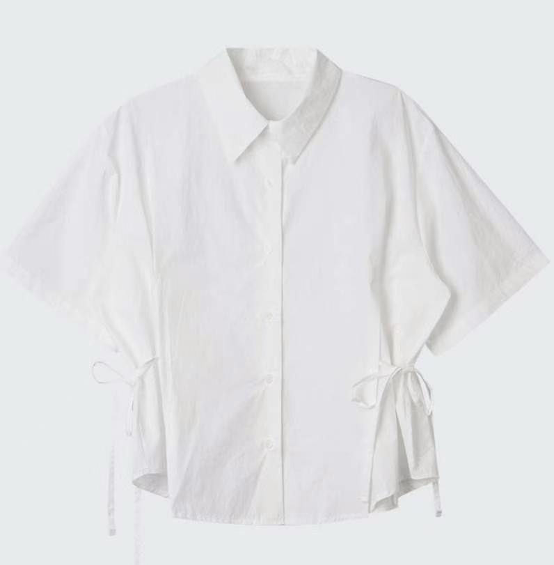 PRADA-프라다-OT韓國直郵東大門實拍女裝新品24春夏襯衫蕾絲衫PRADA-프라다-OT襯衫/蕾絲衫圖色2