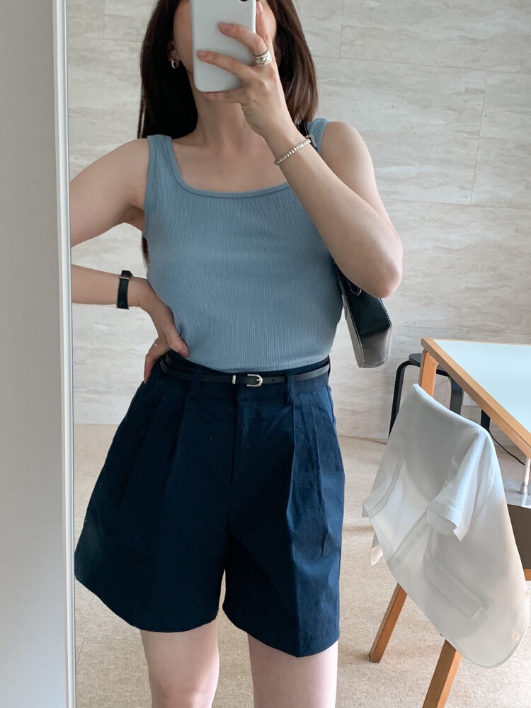 Sendtwo韓國直郵女裝新品推薦時尚24春夏人氣熱賣吊帶背心SENDTWO吊帶/背心