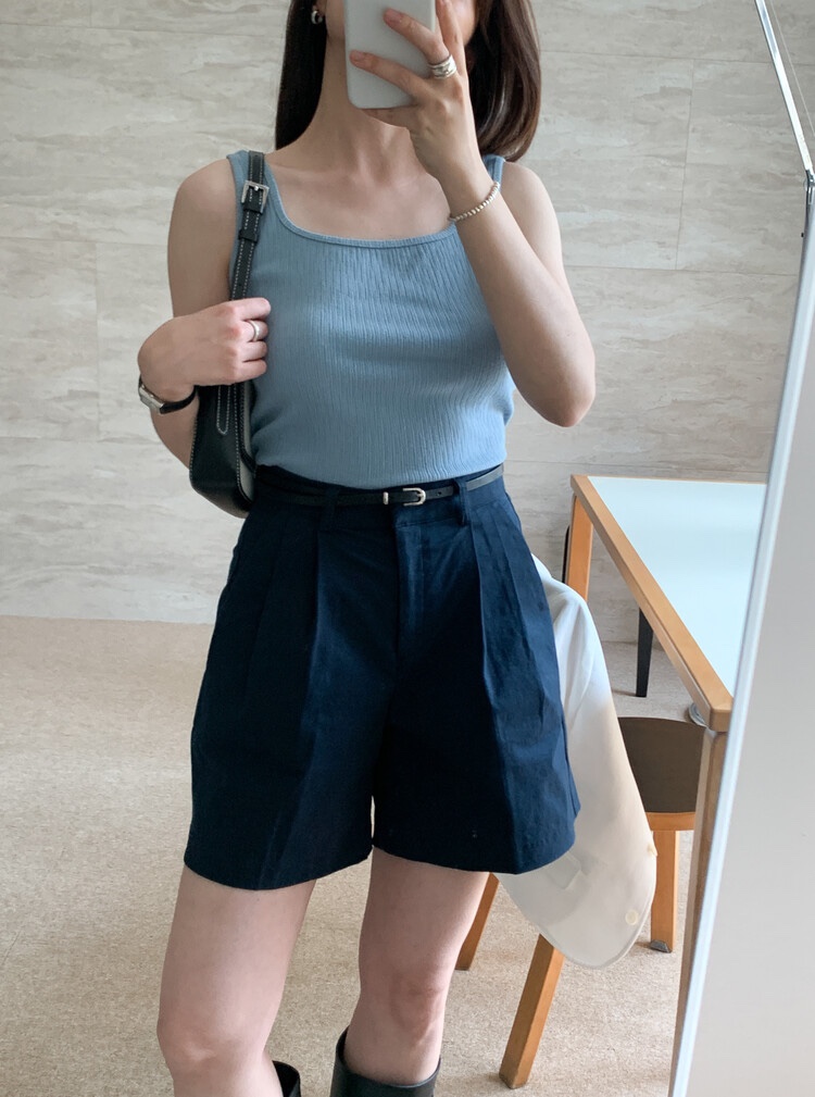 Sendtwo韓國直郵女裝新品推薦時尚24春夏人氣熱賣吊帶背心SENDTWO吊帶/背心
