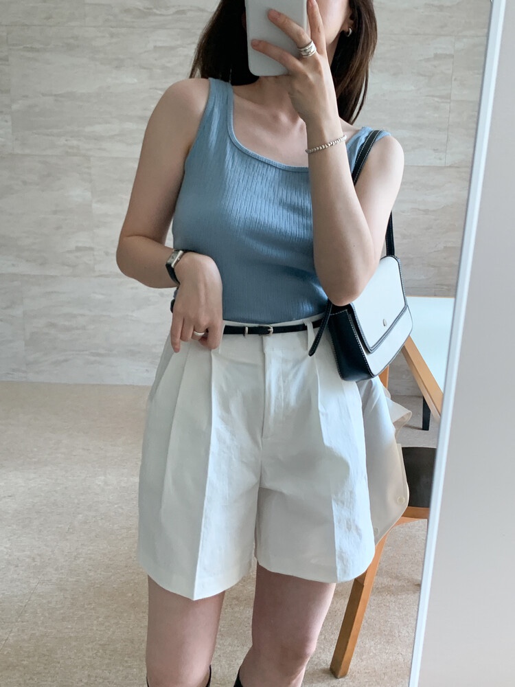 Sendtwo韓國直郵女裝新品推薦時尚24春夏人氣熱賣吊帶背心SENDTWO吊帶/背心