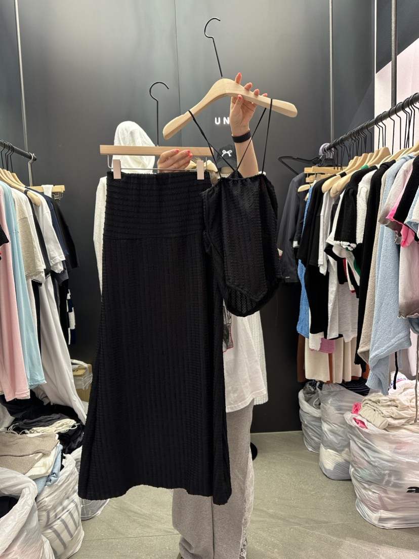 UNA韓國直郵女裝新品24春夏職業真品時尚推薦休閑熱賣套裝THEMAY/UNA套裝