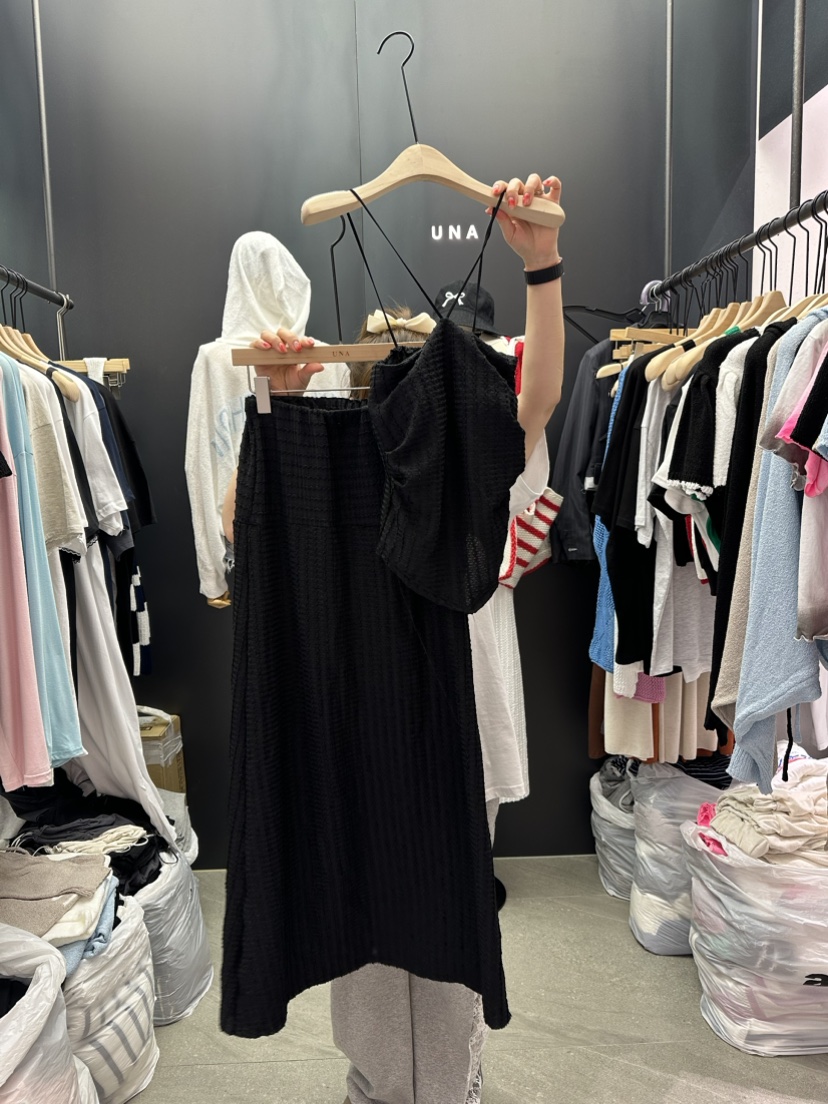UNA韓國直郵女裝新品24春夏職業真品時尚推薦休閑熱賣套裝THEMAY/UNA套裝圖色2