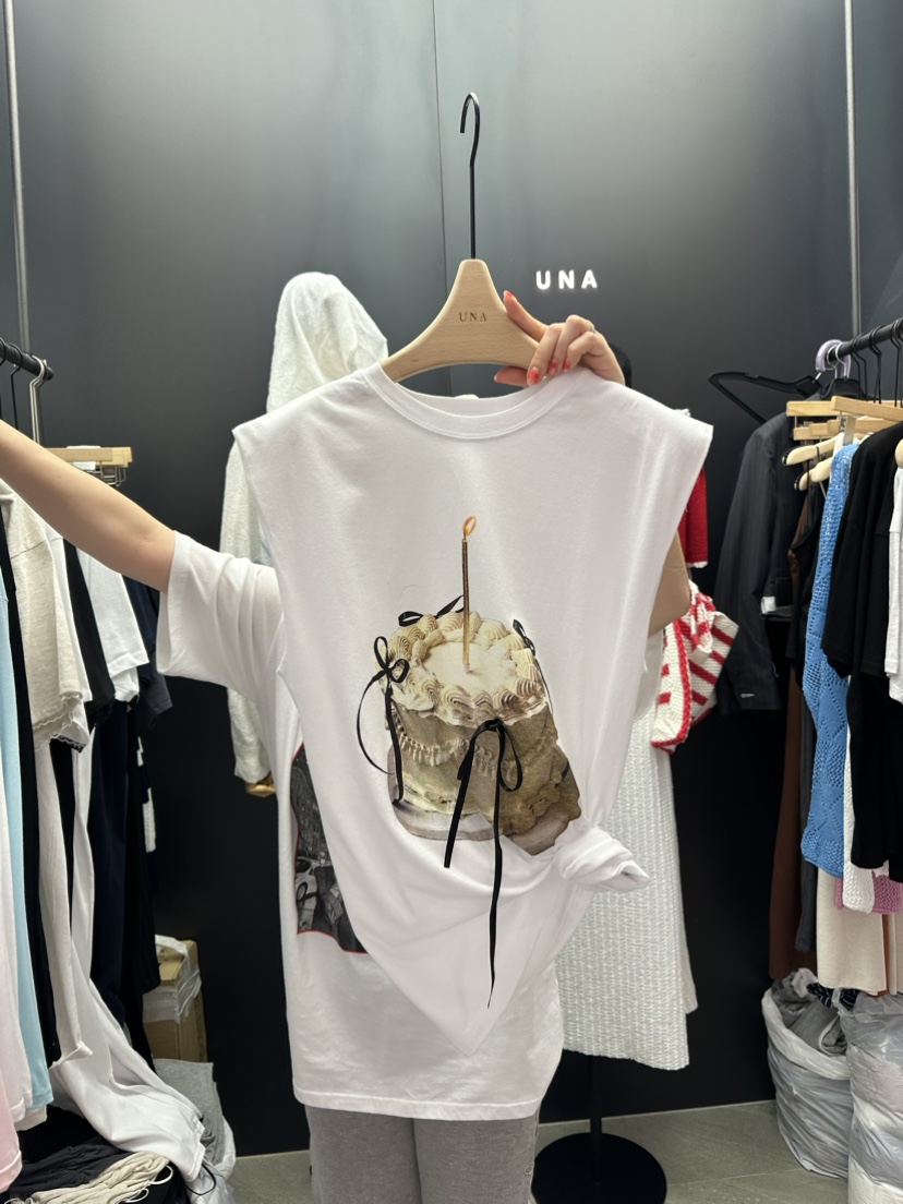 UNA韓國直郵東大門代購女裝新品真品推薦休閑職業24春夏吊帶背心THEMAY/UNA吊帶/背心