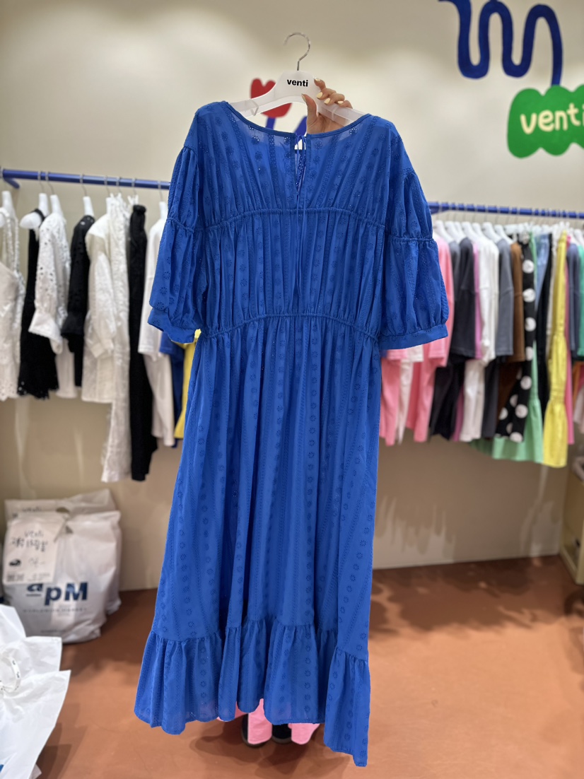 Venti韓國直郵女裝新款24春夏休閑人氣職業熱賣時尚連衣裙VENTI連衣裙圖色3