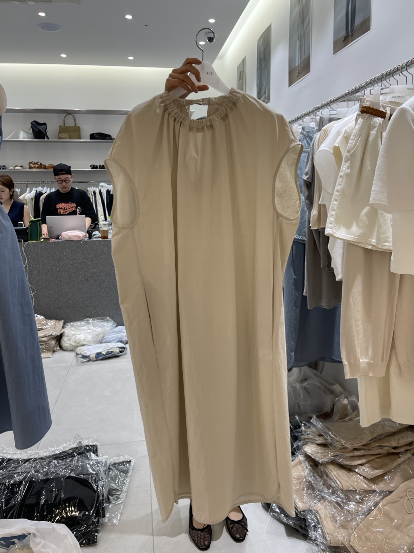 WOOD SAGE直郵韓國代購女裝新款真品人氣休閑時尚24春夏連衣裙WOOD SAGE連衣裙