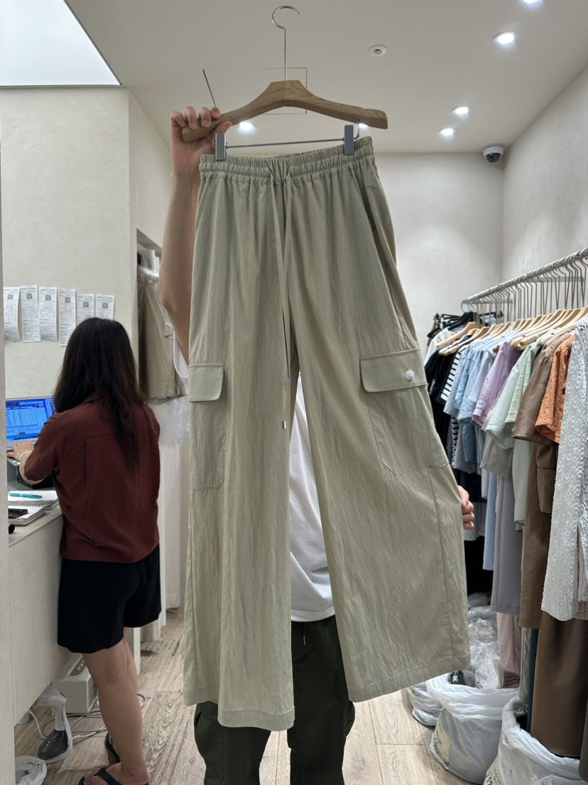 2nd GATE直郵韓國代購女裝新款休閑職業推薦24春夏休閑褲口袋2ND GATE休閑褲