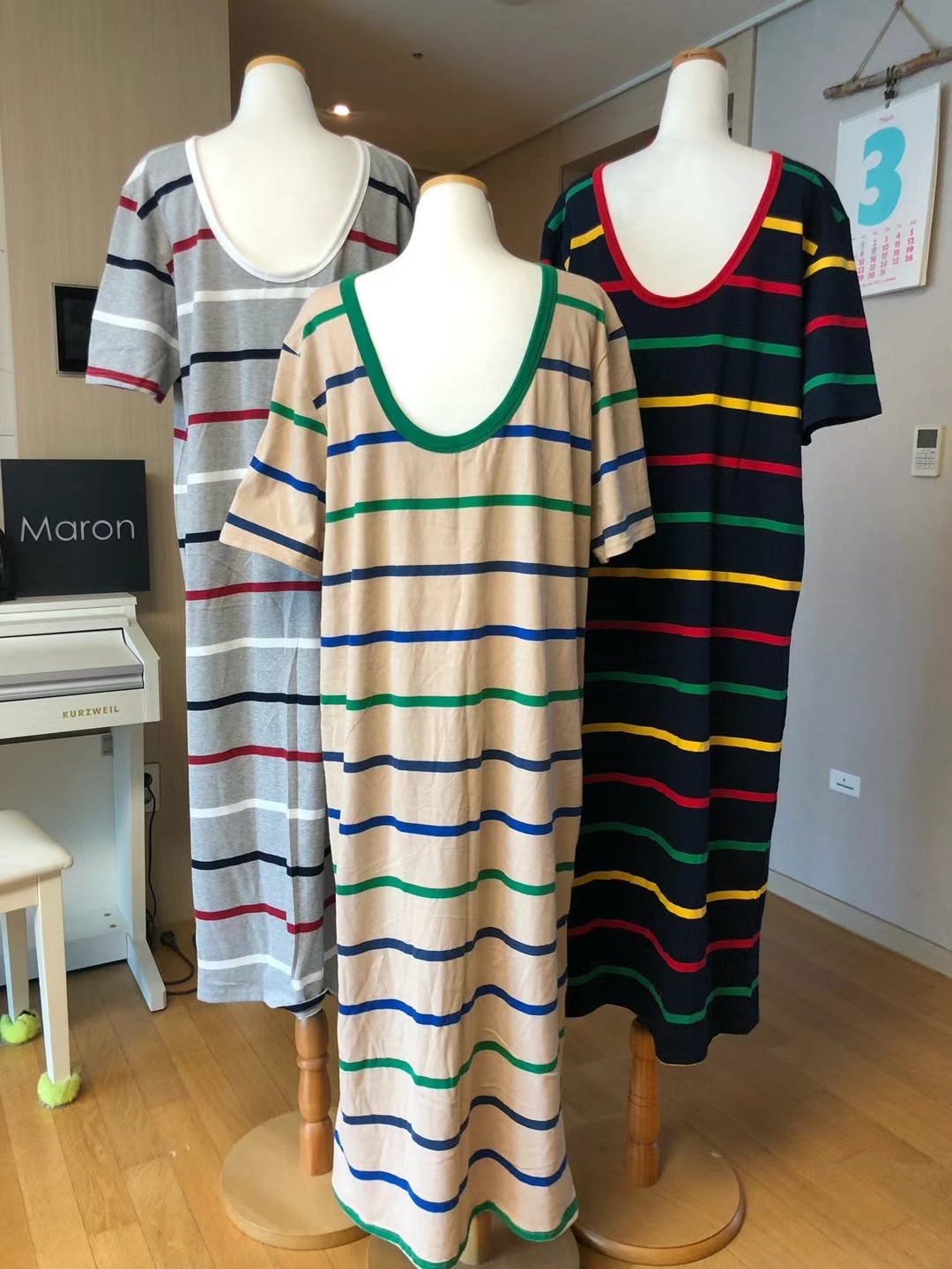 MARON韓國直郵東大門代購女裝新品職業24春夏熱賣時尚連衣裙MARON連衣裙