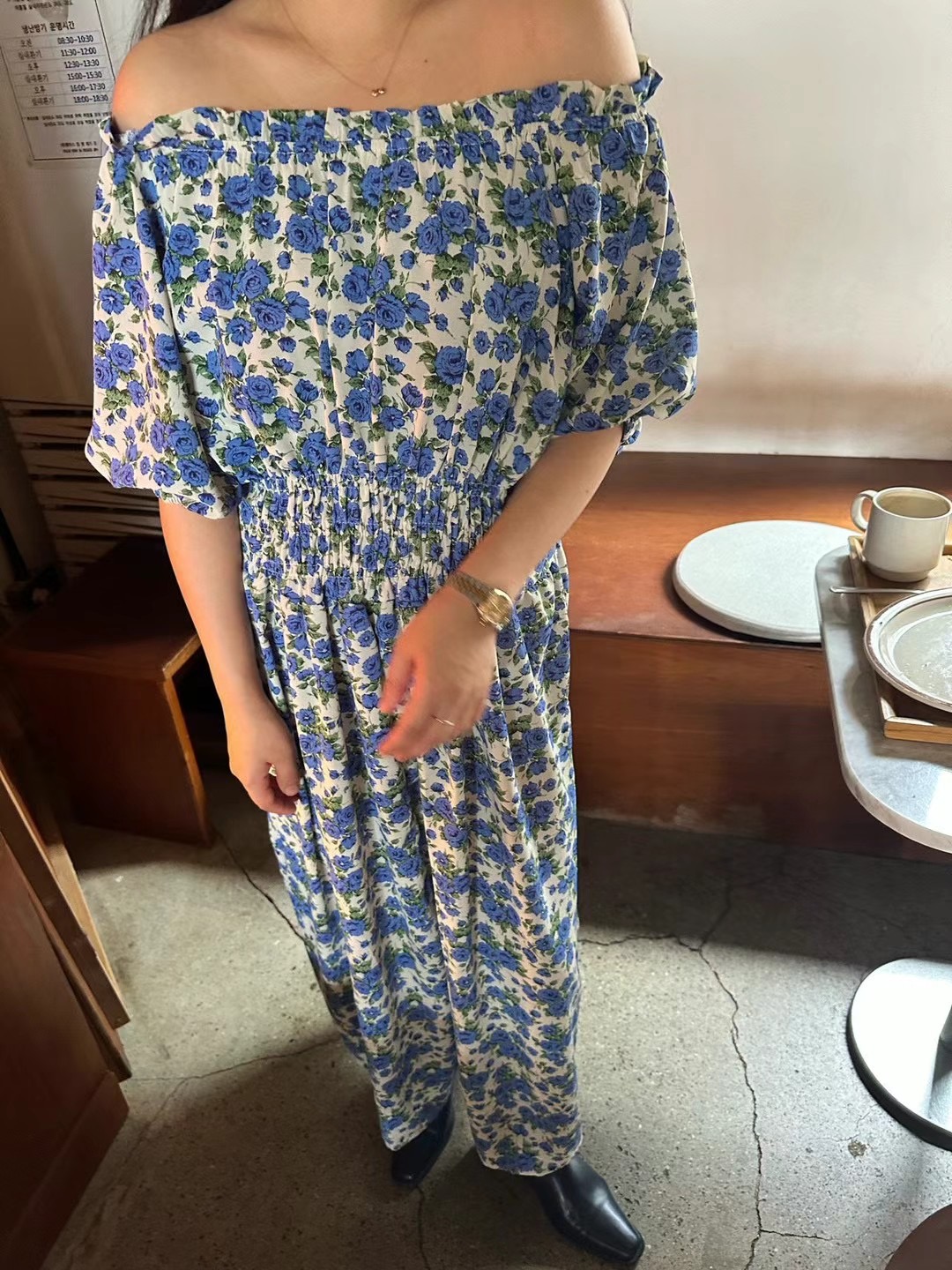 MARON韓國直郵女裝新款休閑推薦時尚人氣真品熱賣職業連衣裙MARON連衣裙