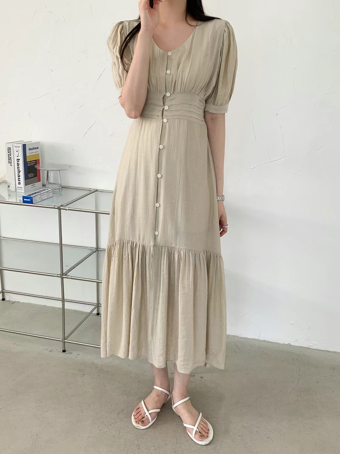 mine:D直郵韓國代購女裝新款時尚熱賣休閑人氣24春夏連衣裙mine:D連衣裙