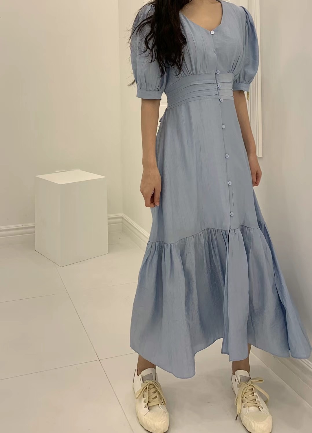 mine:D直郵韓國代購女裝新款時尚熱賣休閑人氣24春夏連衣裙mine:D連衣裙圖色3