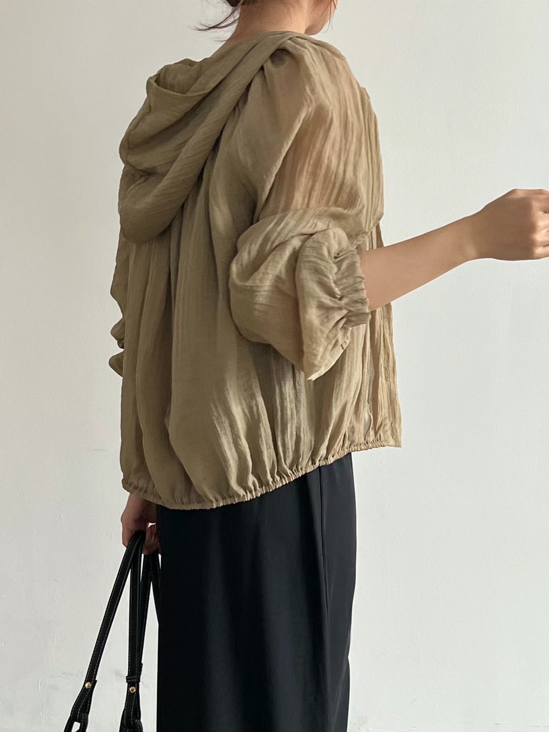 around110韓國直郵東大門代購女裝新品人氣24春夏夾克連帽around110夾克