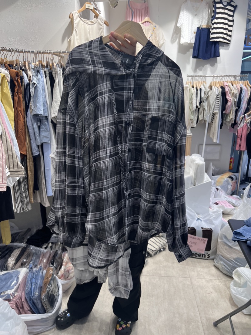 HOT PLACE/DREAM GIRIS韓國直郵女裝新品24春夏襯衫蕾絲衫空襯衫/蕾絲衫圖色1