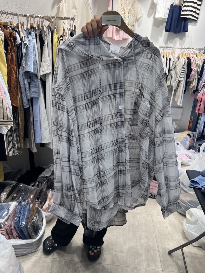 HOT PLACE/DREAM GIRIS韓國直郵女裝新品24春夏襯衫蕾絲衫空襯衫/蕾絲衫圖色2