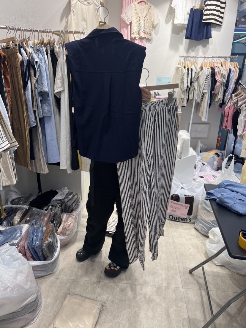 HOT PLACE/DREAM GIRIS韓國直郵東大門代購女裝新品時尚套裝含腰帶格紋空套裝