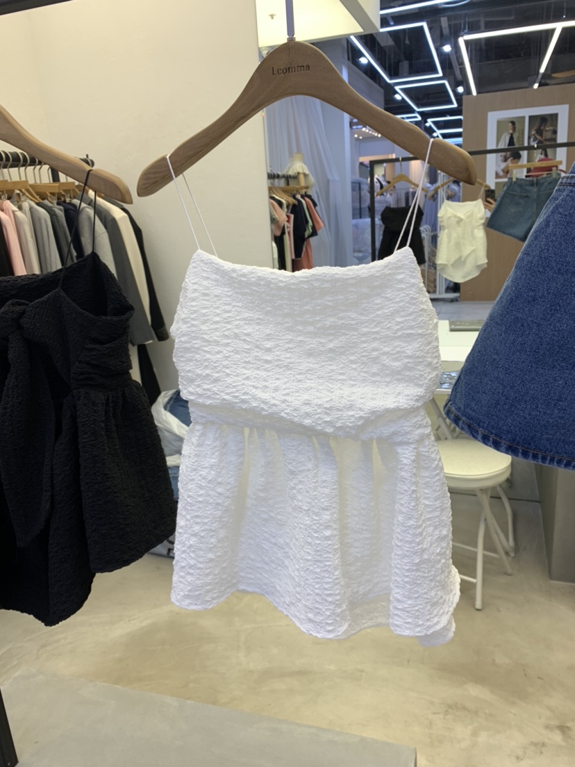 LCOMMA 直郵韓國代購女裝新品推薦人氣真品時尚24春夏吊帶背心LCOMMA吊帶/背心
