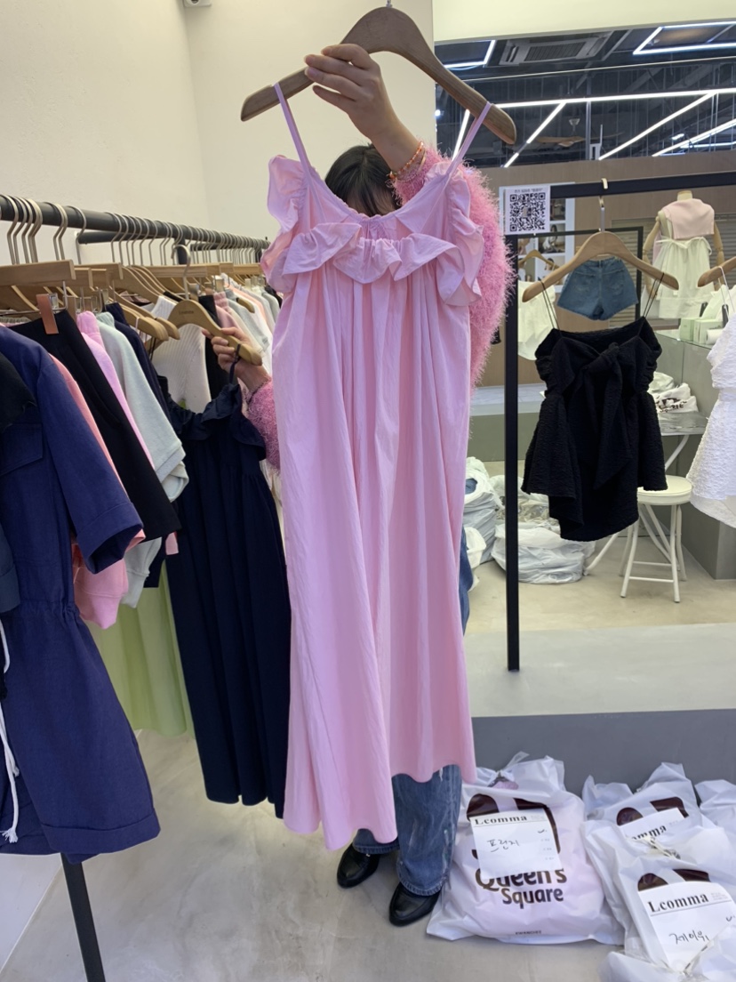 LCOMMA 韓國直郵東大門實拍女裝新款休閑推薦熱賣職業連衣裙LCOMMA連衣裙