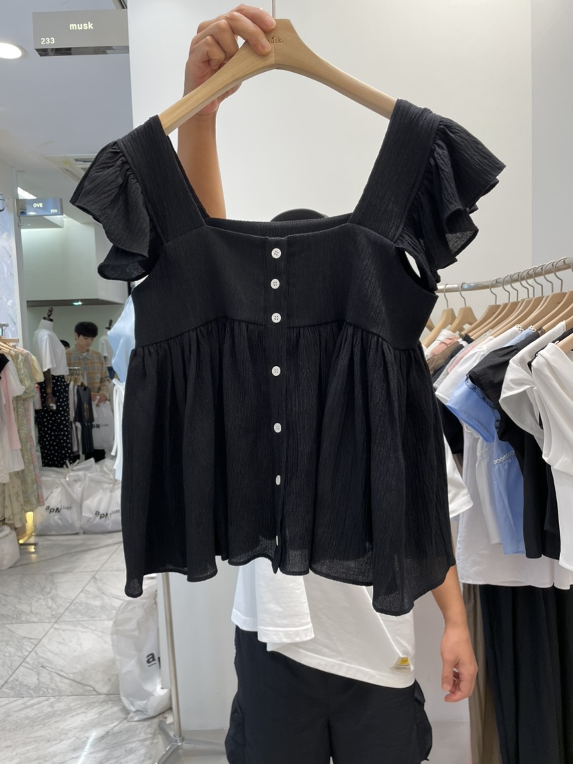 MUSK韓國直郵東大門實拍女裝新款真品24春夏推薦吊帶背心LIMED SPRUCE吊帶/背心圖色2