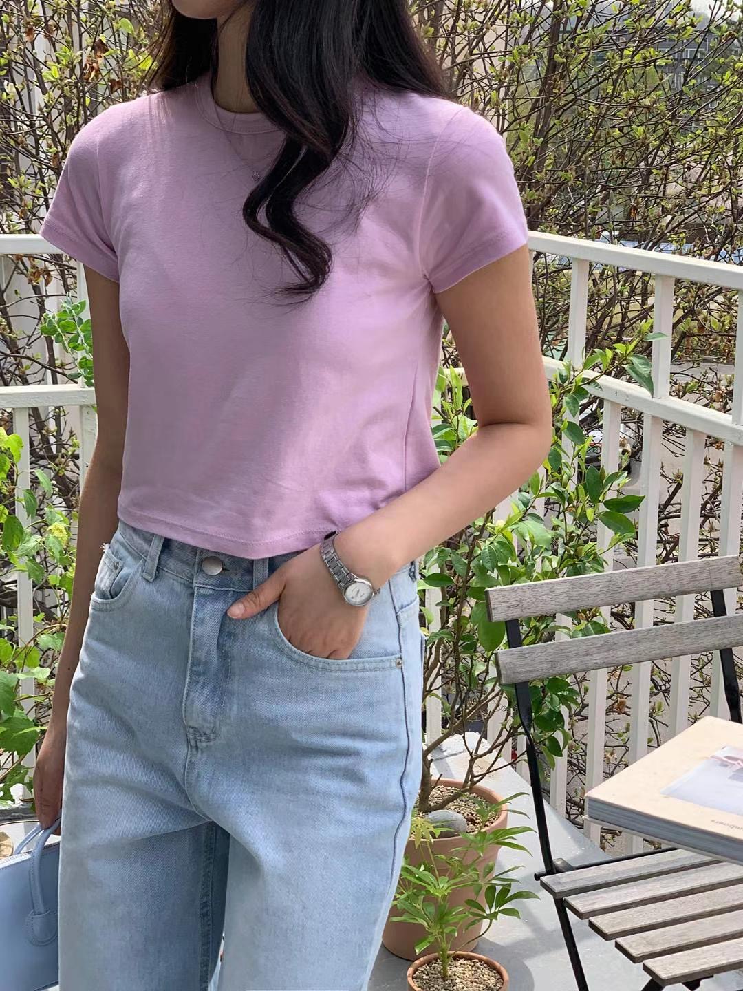 SATURDAY韓國直郵女裝新款24春夏時尚推薦熱賣真品人氣T恤SATURDAYT恤圖色3