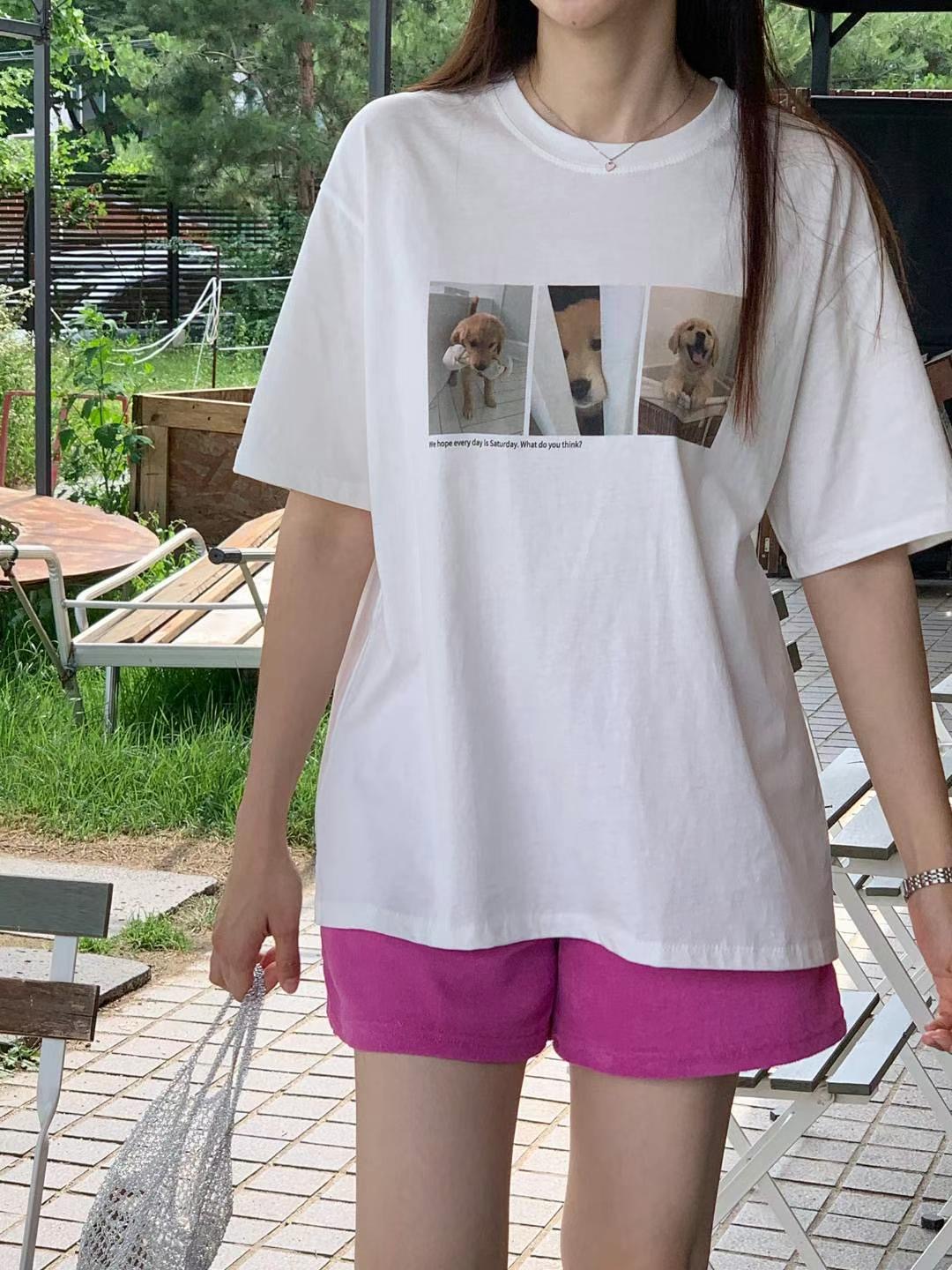 SATURDAY韓國直郵女裝新款時尚熱賣人氣推薦真品職業24春夏T恤SATURDAYT恤