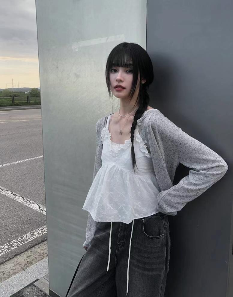 SATURDAY韓國直郵東大門實拍女裝新品人氣真品針織衫短款亞麻SATURDAY針織衫圖色6