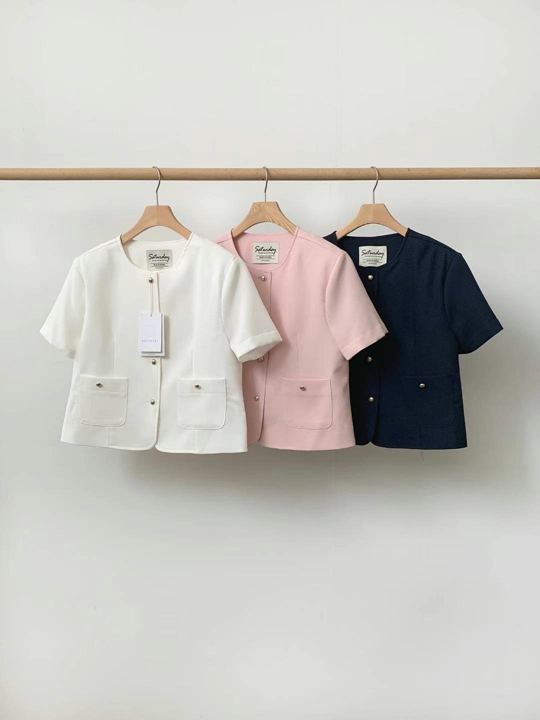 SATURDAY直郵韓國代購女裝新品休閑真品職業人氣熱賣時尚夾克SATURDAY夾克