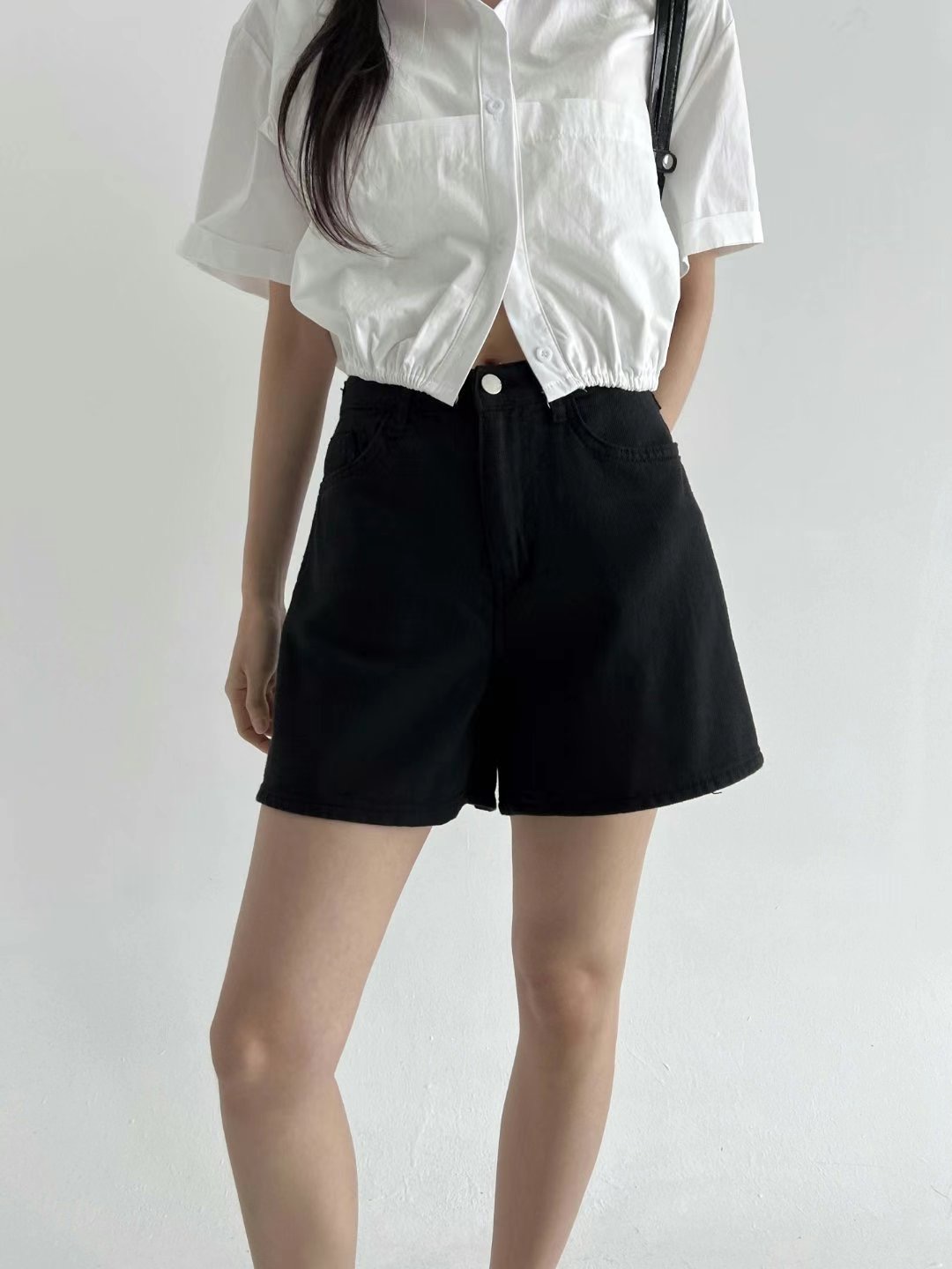 DEEP直郵韓國代購女裝新款24春夏休閑推薦人氣真品時尚短褲DEEP短褲圖色2