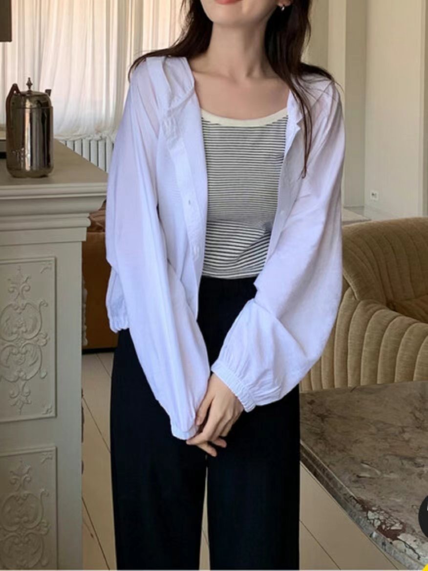 HERME直郵韓國代購女裝新款休閑時尚推薦熱賣人氣襯衫蕾絲衫HERME襯衫/蕾絲衫
