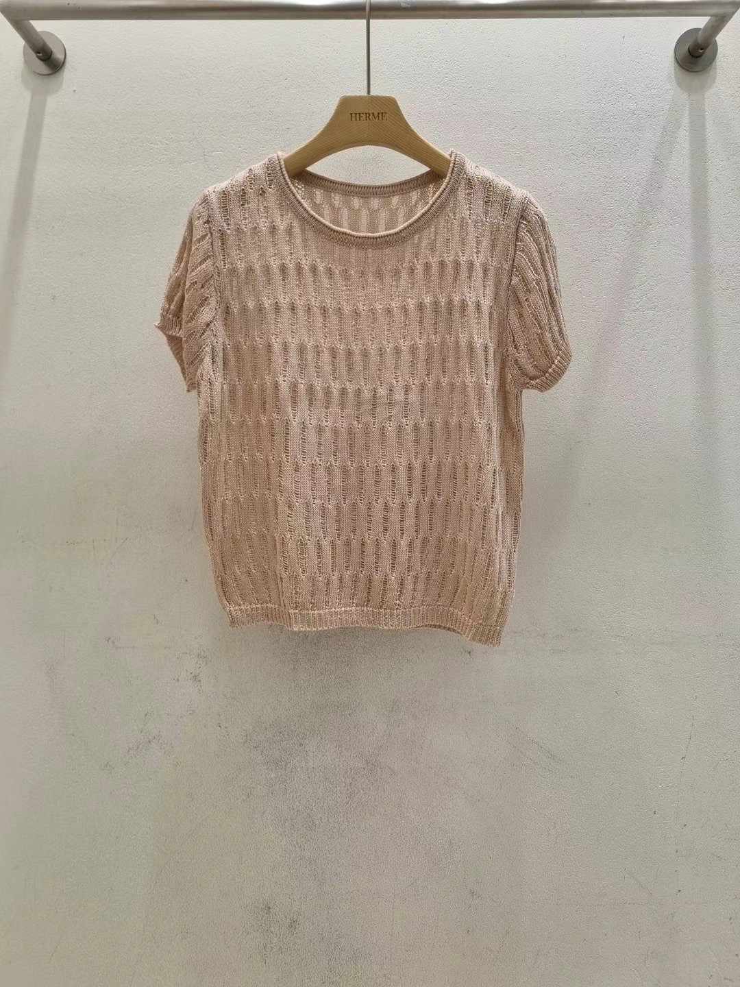 HERME韓國直郵東大門代購女裝新品休閑職業熱賣24春夏針織衫HERME針織衫圖色2