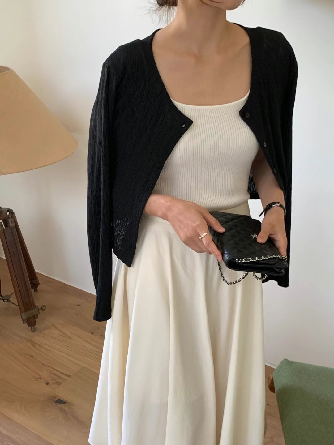 HERME韓國直郵女裝新品真品時尚休閑24春夏熱賣職業針織衫HERME針織衫