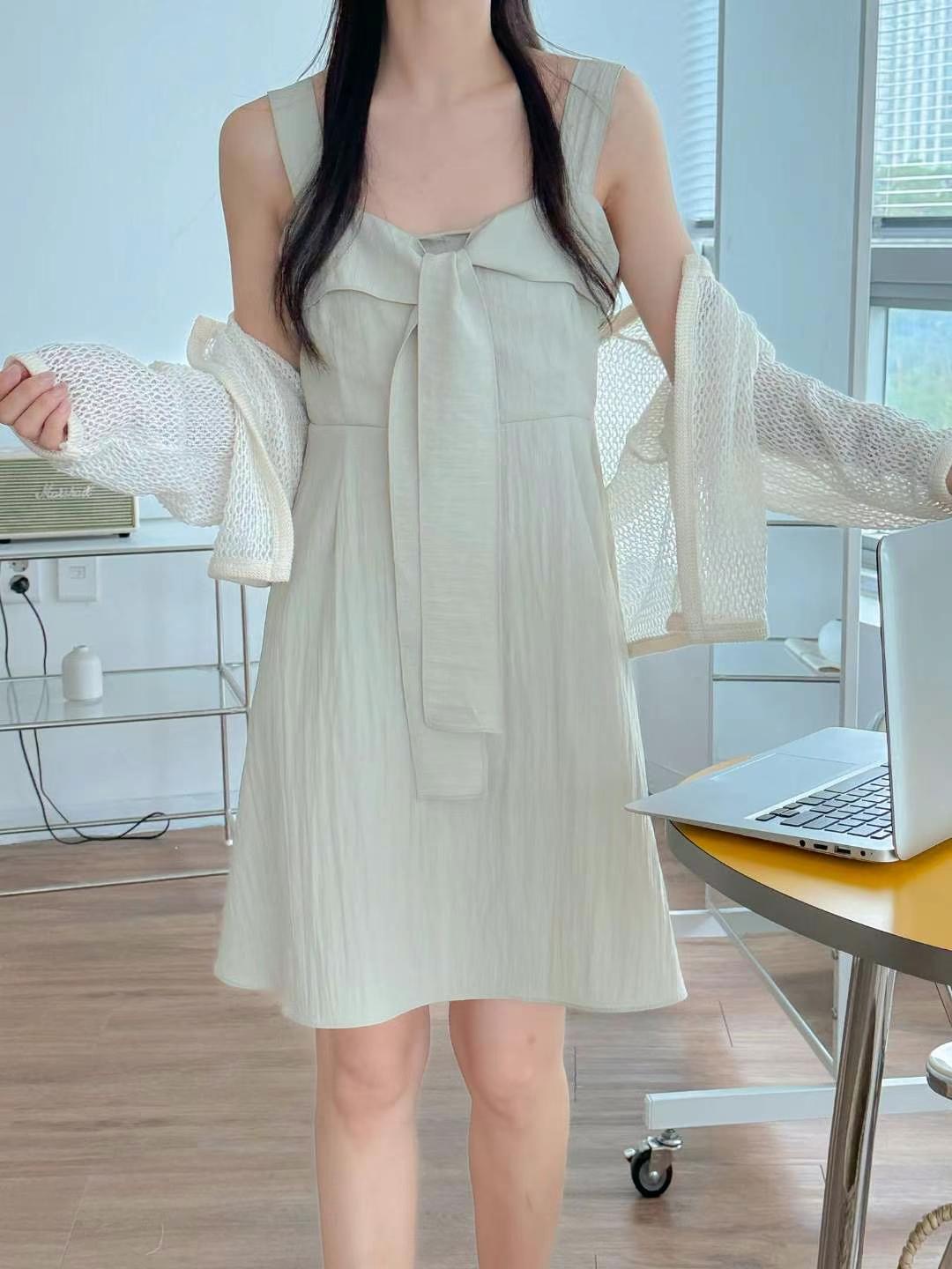 J ME韓國直郵東大門代購女裝新款真品熱賣24春夏休閑連衣裙J ME連衣裙