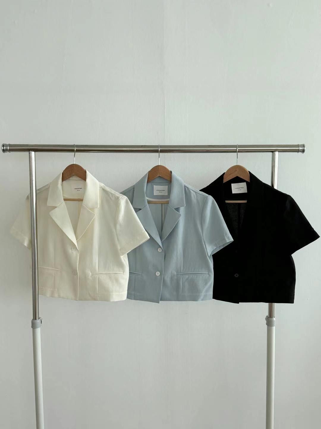 J ME韓國直郵東大門代購女裝新款真品推薦熱賣休閑24春夏夾克J ME夾克圖色2左二色