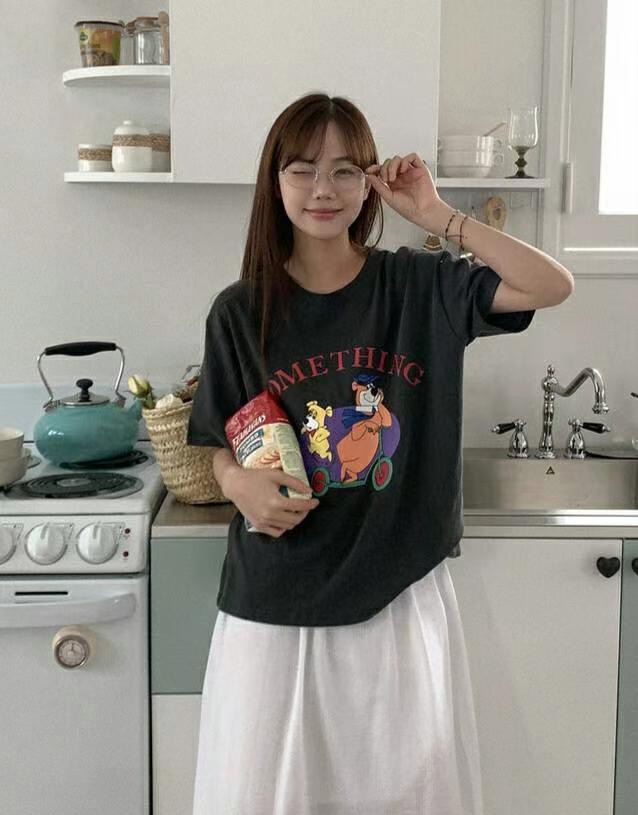 KKANN-JUU韓國直郵東大門代購女裝新款熱賣推薦24春夏T恤ELROI-2件起T恤