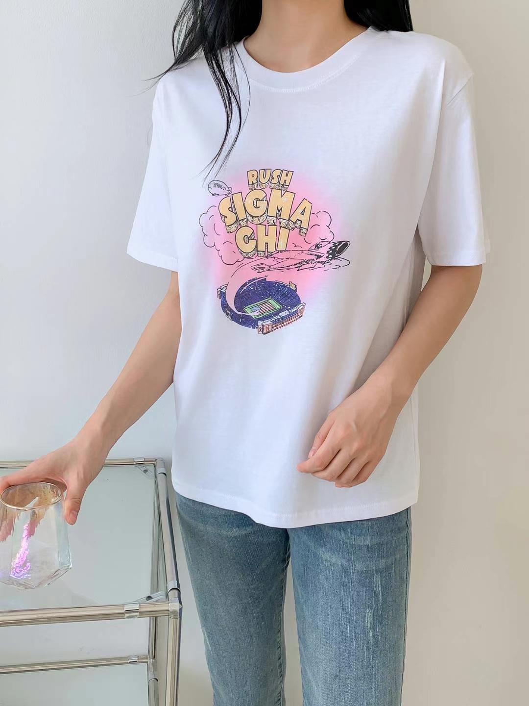 KKANN-JUU韓國直郵東大門代購女裝新款24春夏推薦時尚T恤ELROI-2件起T恤圖色3