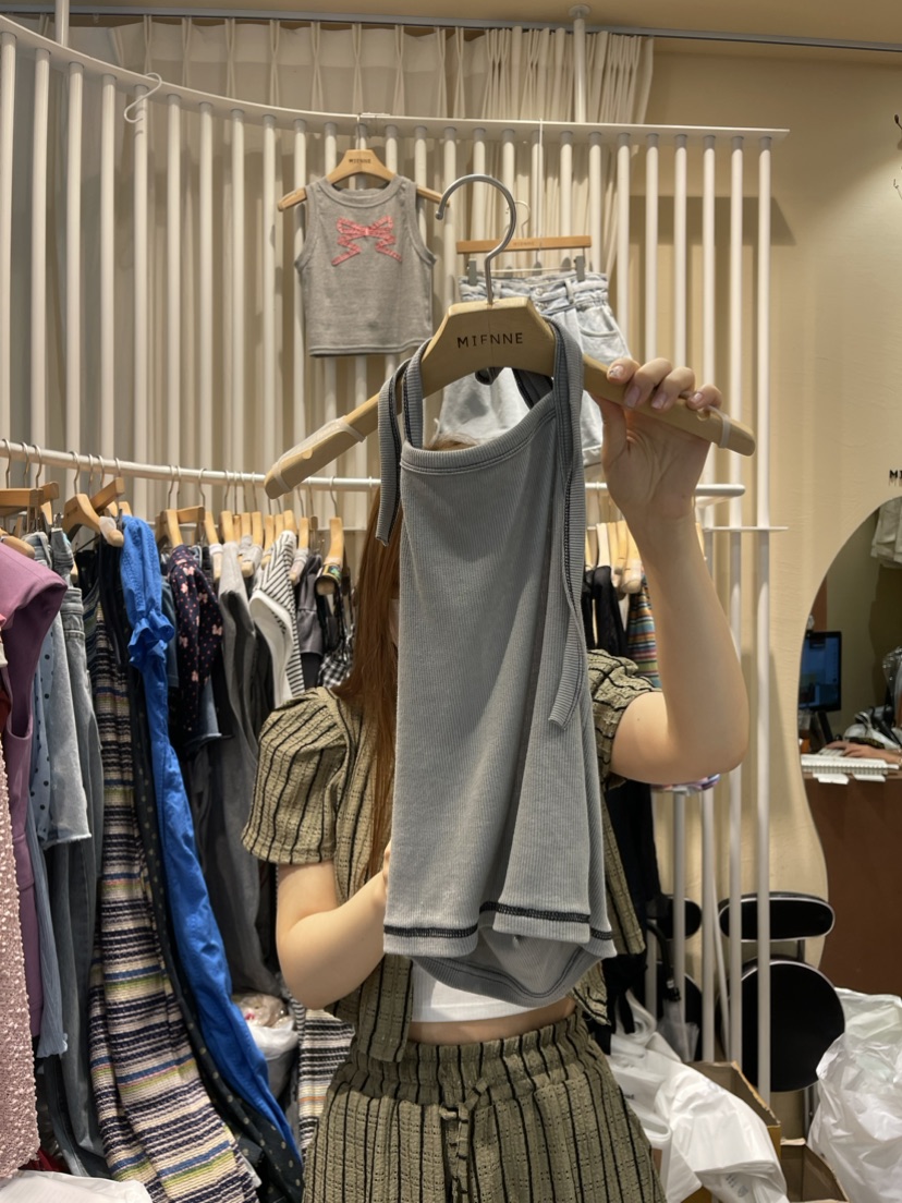 MIENNE韓國直郵東大門代購女裝新款人氣熱賣時尚休閑吊帶背心MIENNE吊帶/背心圖色3