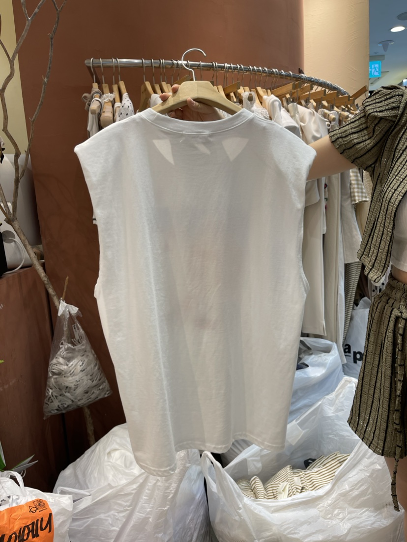 MIENNE韓國直郵東大門實拍女裝新品職業熱賣時尚24春夏吊帶背心MIENNE吊帶/背心