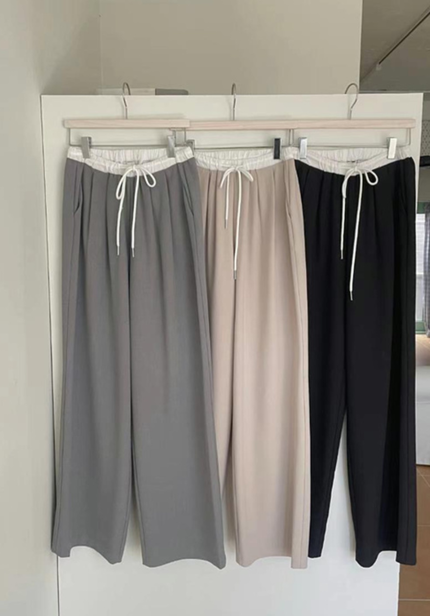 OPENRUN韓國直郵東大門代購女裝新品24春夏推薦職業休閑褲BONGBLY休閑褲左數第三個顏色