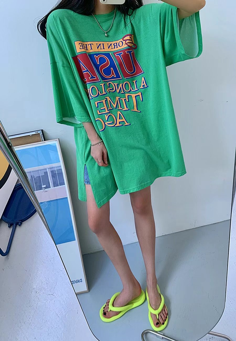 REALBLACK韓國直郵女裝新品推薦熱賣真品24春夏職業休閑T恤REALBLACKT恤