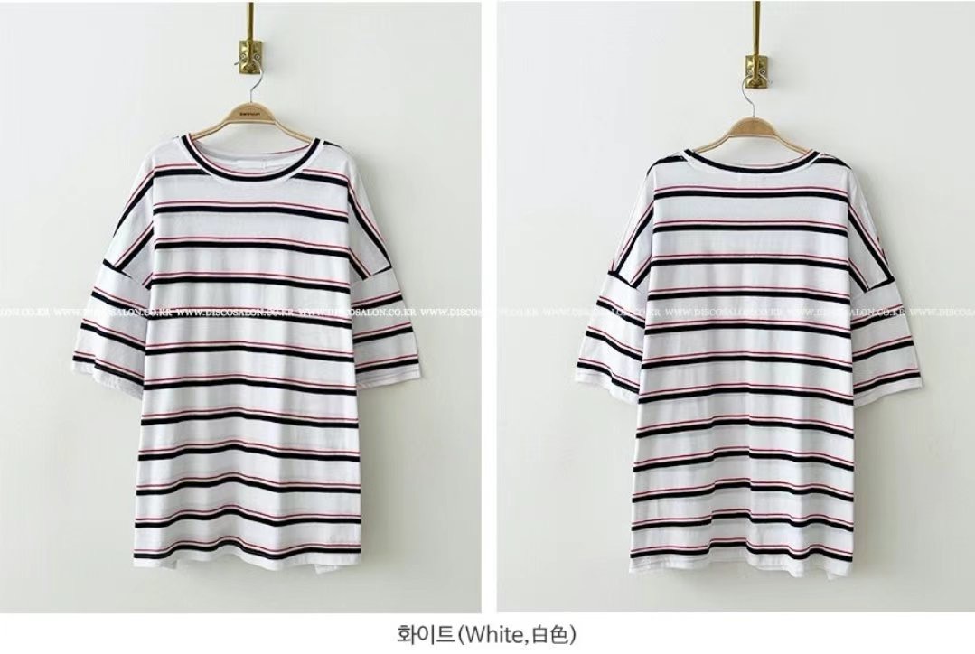 REALBLACK直郵韓國代購女裝新品24春夏人氣熱賣時尚真品T恤REALBLACKT恤