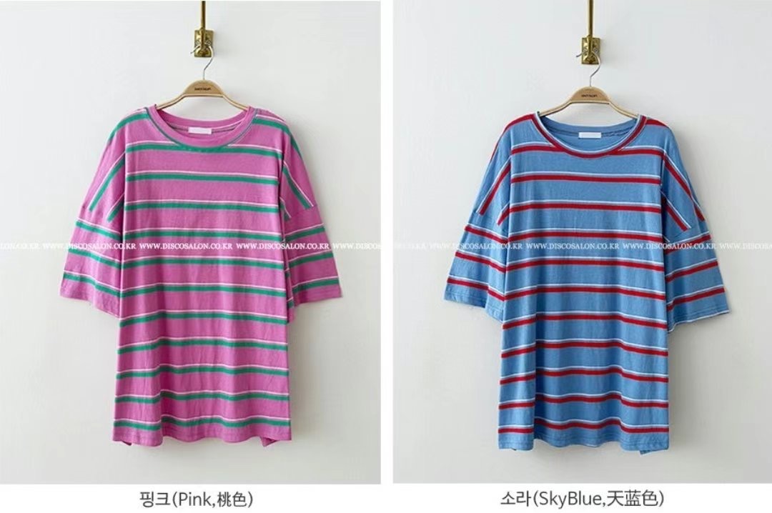 REALBLACK直郵韓國代購女裝新品24春夏人氣熱賣時尚真品T恤REALBLACKT恤