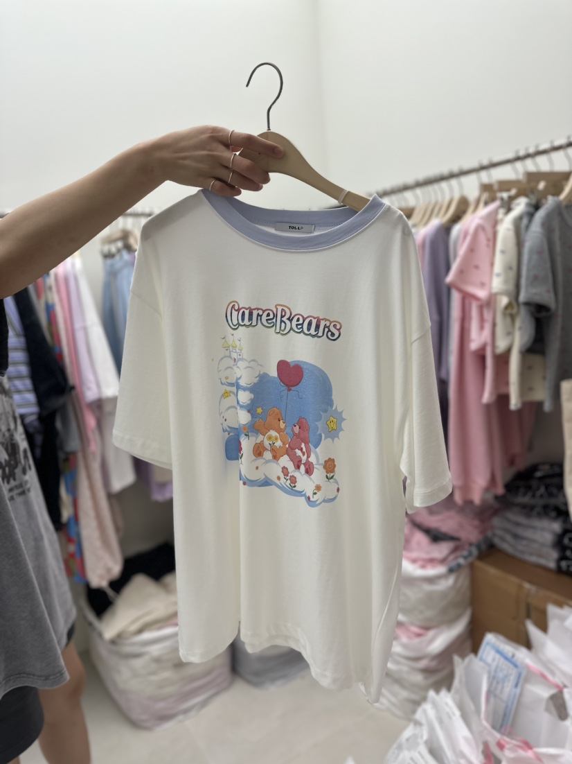 TOLL韓國直郵女裝新品推薦熱賣24春夏時尚真品職業休閑T恤TOLLT恤