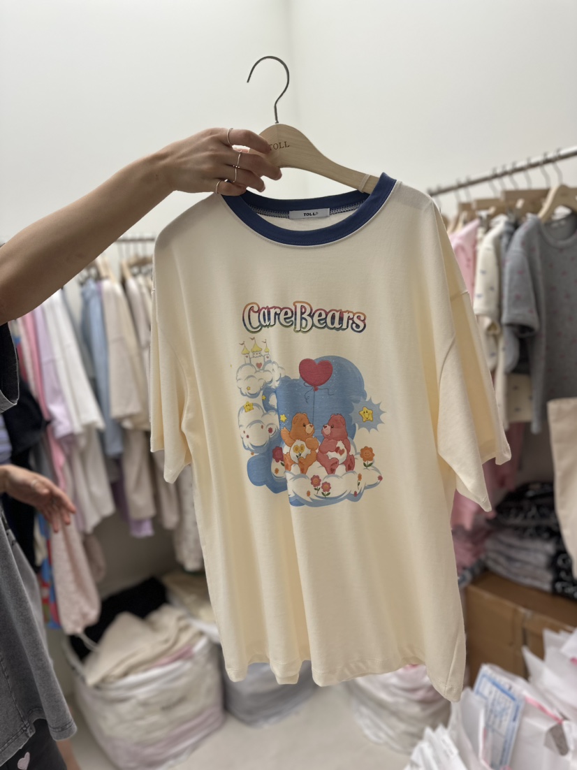 TOLL韓國直郵女裝新品推薦熱賣24春夏時尚真品職業休閑T恤TOLLT恤圖色2