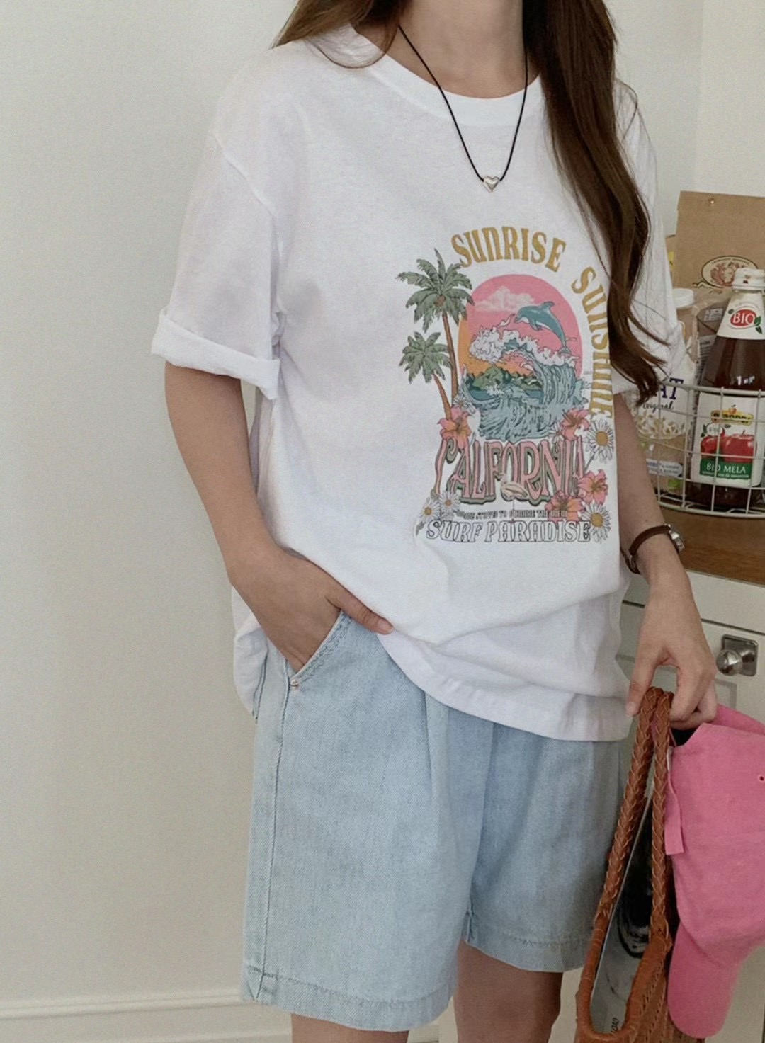 ATTIC韓國直郵東大門代購女裝新款休閑真品熱賣時尚推薦T恤ATTICT恤