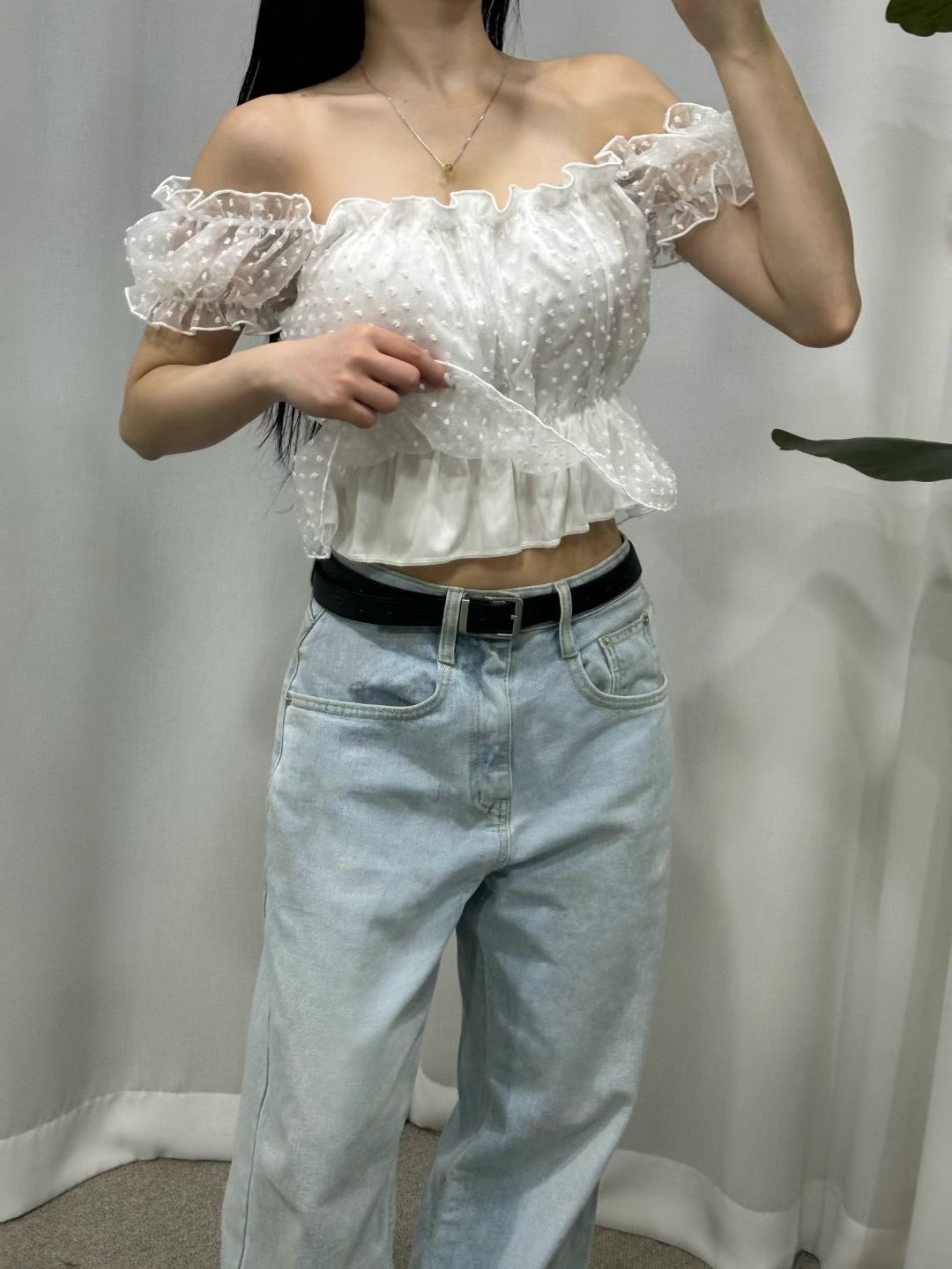 BOY MEET GIRL-T直郵韓國代購女裝新品職業熱賣襯衫蕾絲衫BOY MEET GIRL-T襯衫/蕾絲衫