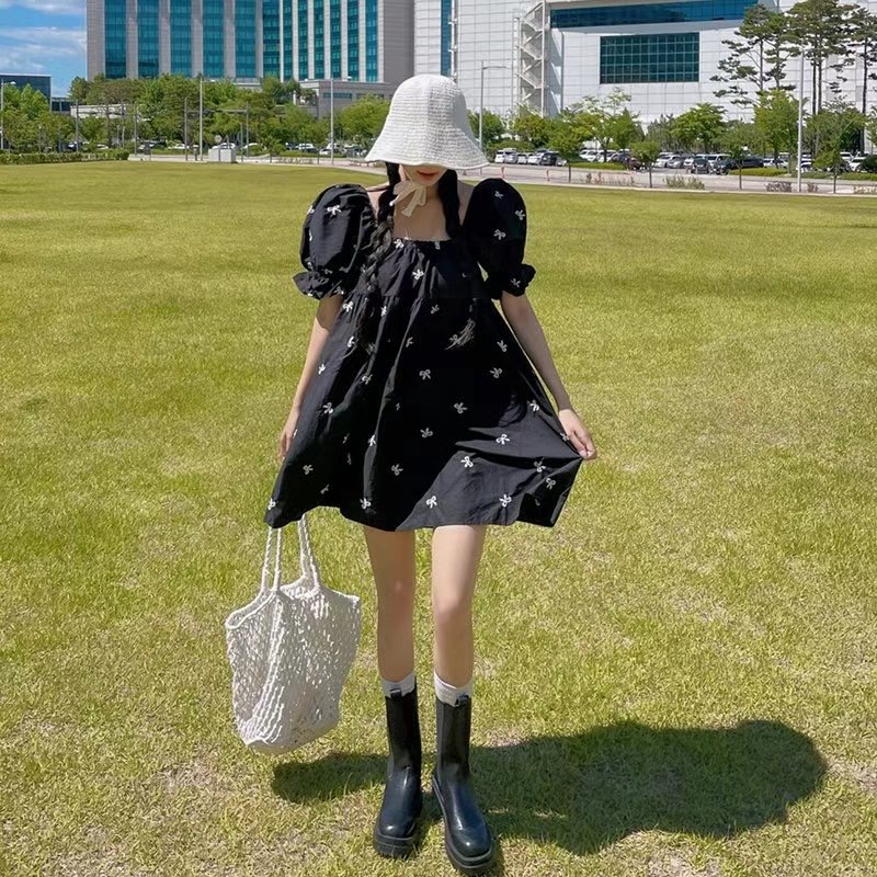BOY MEET GIRL-T韓國直郵東大門實拍女裝新品休閑連衣裙BOY MEET GIRL-T連衣裙圖色1
