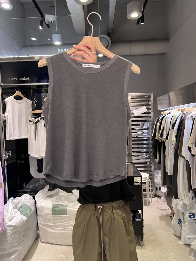 BANY ANCO韓國直郵東大門代購女裝新品推薦時尚真品吊帶背心BANY ANCO吊帶/背心圖色2