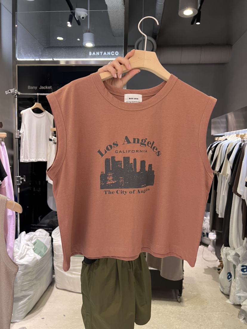 BANY ANCO韓國直郵女裝新款真品熱賣休閑推薦職業吊帶背心BANY ANCO吊帶/背心圖色2