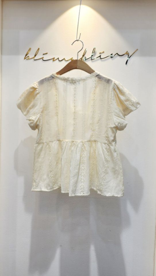 bling bling/RICO韓國直郵東大門代購女裝新品熱賣襯衫蕾絲衫bling bling/RICO襯衫/蕾絲衫