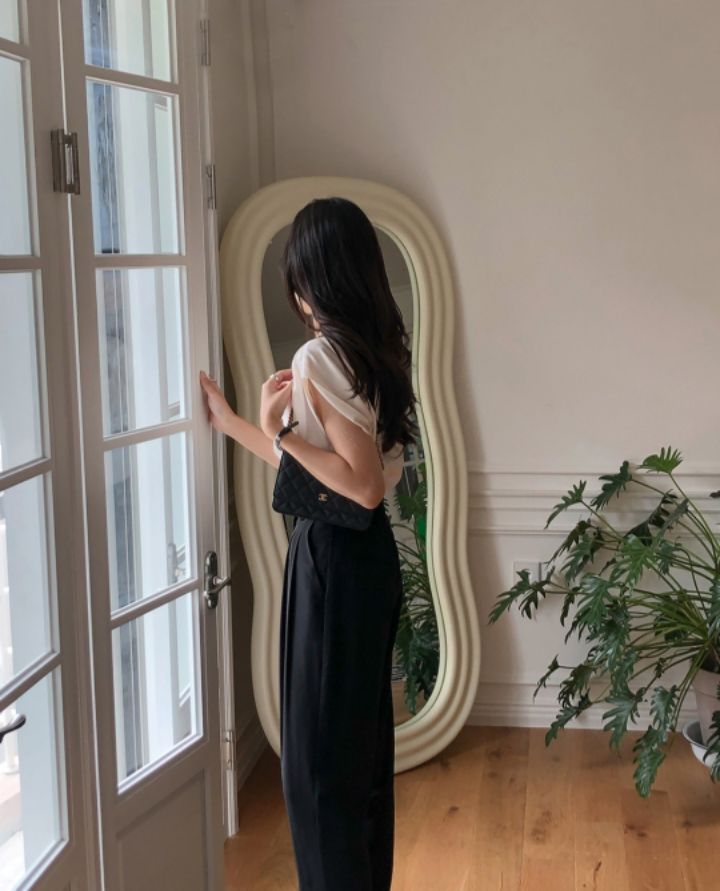 DORI韓國直郵東大門代購女裝新款時尚24春夏熱賣襯衫蕾絲衫OURR襯衫/蕾絲衫