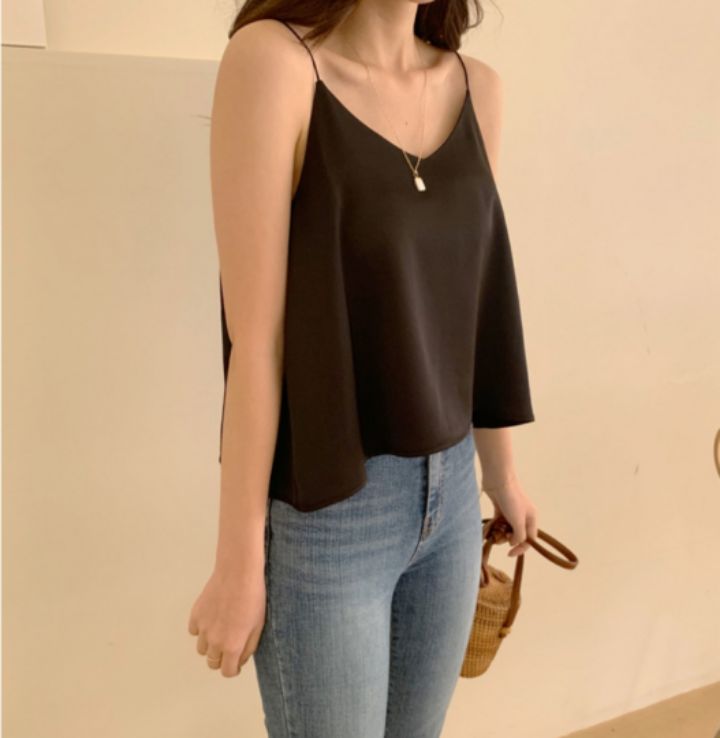 DORI韓國直郵女裝新品熱賣職業推薦人氣24春夏休閑吊帶背心OURR吊帶/背心