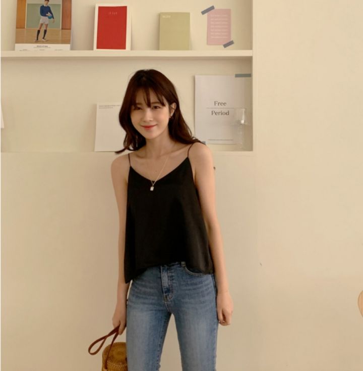 DORI韓國直郵女裝新品熱賣職業推薦人氣24春夏休閑吊帶背心OURR吊帶/背心